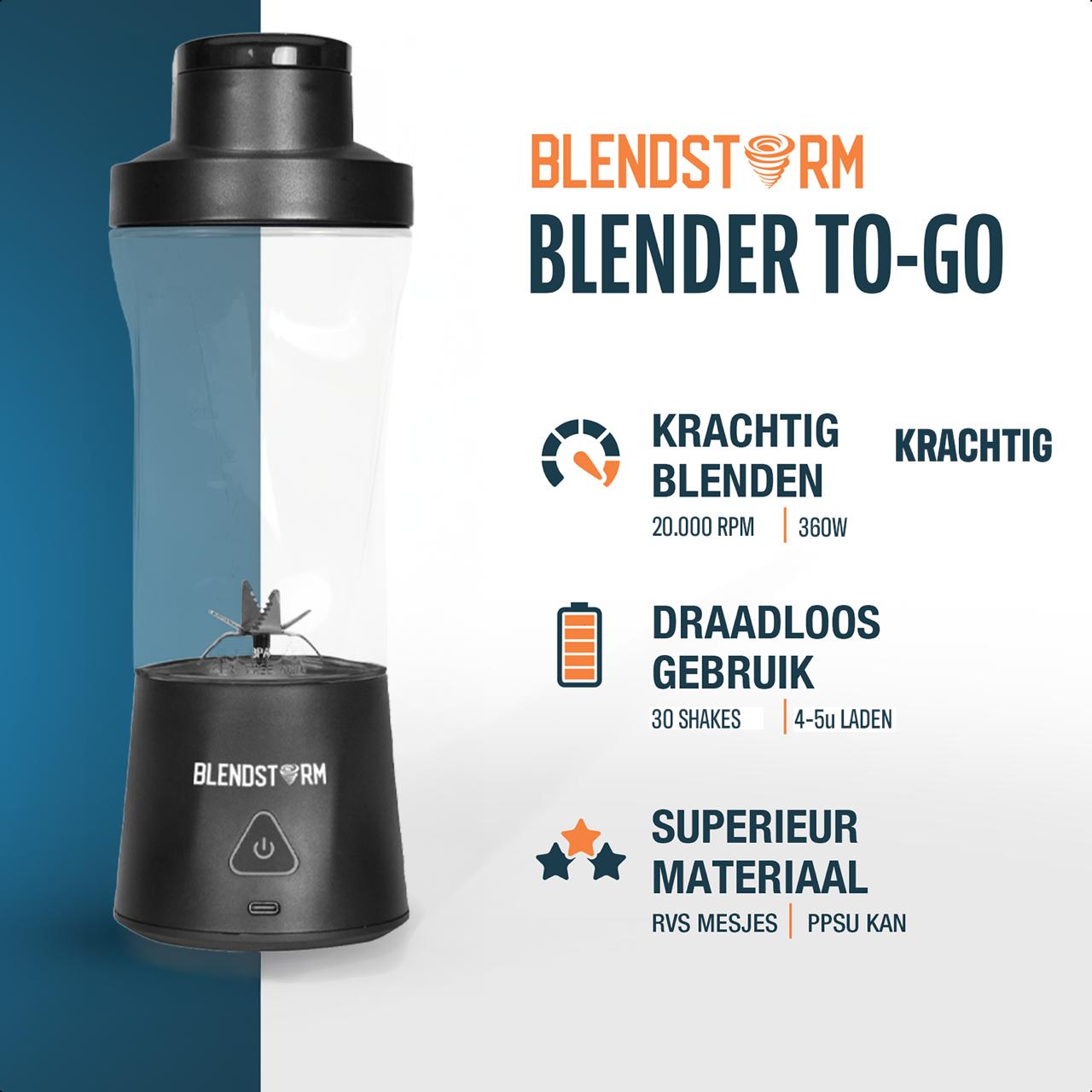 BlendStorm® Blender To Go - ZWART