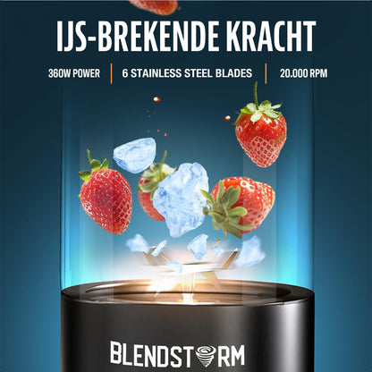 BlendStorm® Blender To Go - ZWART