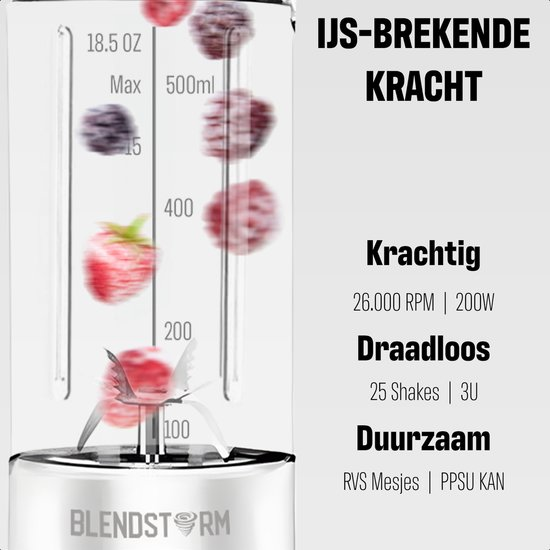 BlendStorm® Blender To Go - WIT