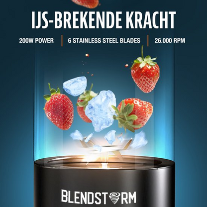 BlendStorm® Blender To Go - ZWART